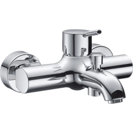 Hansgrohe Talis S Смеситель для ванны, настенный, излив 180мм, переключатель вакумный, цвет: хром (32420000)