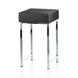 Decor Walther DW 64 Табурет 30x30x52cм, цвет: хром /черный (502805)