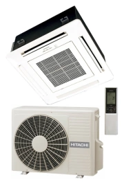 Кондиционер кассетный Hitachi RAC-35NPA/RAI-35RPA/RAI ECPP 4 кВт inv