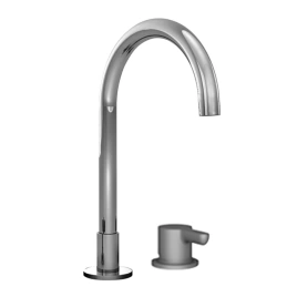 Fantini Icona Classic Смеситель для раковины, 2 отв, без донного клапана, излив 160мм, цвет: хром (53 02 R504W)