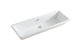 Раковина Artceram WASHBASINS GEA встраиваемая 90х33 см без отв под смеситель цвет белый