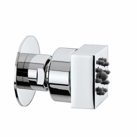 BOSSINI CUBIC GOM Форсунка поворотная, квадратная, цвет хром (I00135.030)