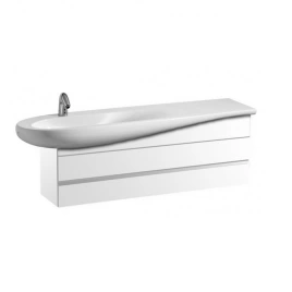 Laufen Alessi One Тумба под раковину 814971, 1350х320х490мм, с 2 выдвиж. ящиками, цвет: белый глянцевый (4.2436.0.097.631.1)