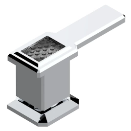 THG METROPOLIS CRISTAL CLAIR A MANETTES Вентиль смесителя для раковины, на холодную воду, цвет хром (A2B-A02-35/C)