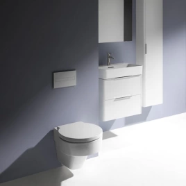 Laufen VAL Унитаз подвесной 530x390x360мм, безободковый, с покр. LLC, цвет: белый (8.2028.1.400.000.1)