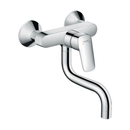 Hansgrohe Logis M31 Кухонный смеситель настенный, однорычажный, поворотный излив 150мм, 1jet, цвет: хром (71836000)