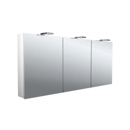 Emco Pure 2 Зеркальный шкаф с подсветкой-LED, навесная модель, с подсв. для раковины, 3 дверки, 1600mm (9797 053 07)