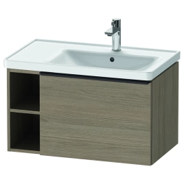 Duravit D-Neo Тумбочка подвесная 784х452х440 мм, 1 ящик,полки слева, цвет: Дуб терра (DE425703535)