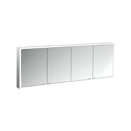Emco Prime Зеркальный шкаф с подсветкой LED Facelift навесная модель, 2000 mm, 4-дверки, IP 20 задняя панель цвет белый (9497 063 89)