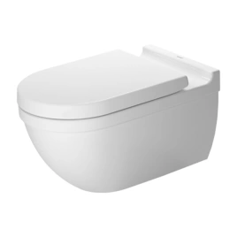 Duravit Starck 3 Унитаз подвесной Сompact, укороченная модель (370x620 мм), цвет: белый (2226090000)