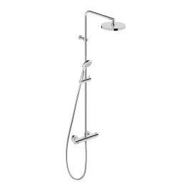 Duravit B.2 Душевая колонна с термостатическим смесителем, верхним душем, штангой и лейкой, цвет: хром (B24280008010)