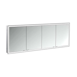 Emco Prime Зеркальный шкаф с подсветкой LED Facelift встраив. модель, 1800 mm, 4-дверки, IP 20 задняя панель цвет белый (9497 063 98)
