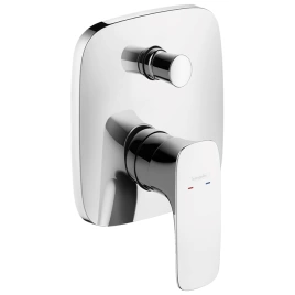 Hansgrohe PuraVida Встраиваемый смеситель для ванны с переключателем (внешняя часть),цвет: хром (154450 00)