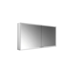 EMCO Prestige2 Зеркальный шкаф 1287 мм, настенный, LED-подсветка, 2 двери, 2 полки, розетка, без EMCO light system (9897 070 09)