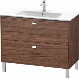 Duravit Brioso Тумба напольная под раковину 1020х479х683 мм, с 2 выдвижными ящиками, цвет каштан темный 21 (для 233610) (BR440301021)
