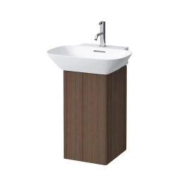 Laufen INO Тумба под раковину 810302, 320х340х605мм, с 1 дверцей, с сифоном, с 4 полками, DX, цвет: темный орех (4.2535.2.030.171.1)