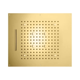 BOSSINI DREAM/3 Верхний душ 570 x 470 mm, 3 режима (дождь, каскад, туман), с LED (синий), блок питания/управления, цвет: золото (H38940.021)