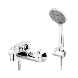 Gattoni H2omix3000 Смеситель для ванны с лейкой и шлангом, цвет хром (3000/30C0cr)