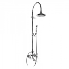 Bongio Oxford Lux Смеситель для ванны, цвет хром/белый фарфор (19536CRDL)
