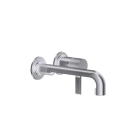 GESSI INCISO Встраиваемый смеситель для раковины с изливом 219-189мм (внешние части), цвет: Finox Brushed Nickel (58088#149)