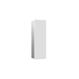 EMCO Asis Pure шкаф встраиваемый, 2 стеклянные полки, дверь левая, белый (9755 513 06)