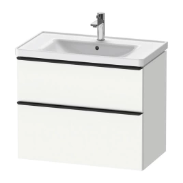 Duravit D-Neo Тумбочка подвесная, 784x452хh625 мм, 2 ящика, цвет: Белый матовый (для раковины 236780) (DE435501818)