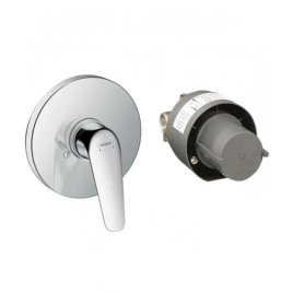 Hansgrohe Novus Встраиваемый смеситель для душа на 1 источник, внешняя+внутренняя части, цвет: хром (71068000)