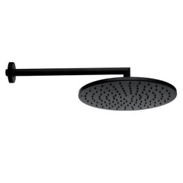 Bossini Верхний душ Cosmo 280 mm с кронштейном 400 mm, черный матовый (H70596I.073)