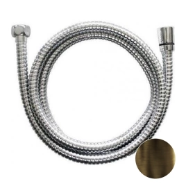 Nicolazzi Doccia Шланг 150 см - 1/2 х1/2, конус-конус, цвет: тёмная бронза (C7097DB)