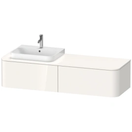 Duravit Happy D.2 Plus Тумба подвесная 354x1600x550мм 2 ящика, SX, цвет: белый глянцевый (HP4944L2222)