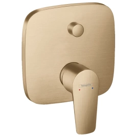 Hansgrohe Talis E Встраиваемый смеситель для ванны, с переключателем, (внешняя часть), цвет: шлифованная бронза (71745140)