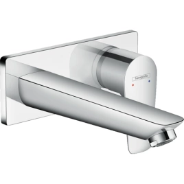 Hansgrohe Talis E Смеситель для раковины, встраиваемый, излив 165мм, внешняя часть, цвет: хром (71732000)