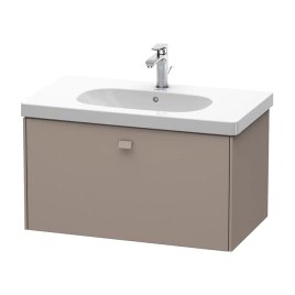 Duravit Brioso Тумба подвесная под раковину 820х469х452 мм, с 1 выдвижным ящиком, цвет Базальт матовый 43 (для 034285) (BR404604343)