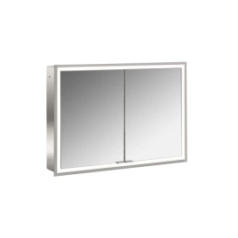 Emco Prime Зеркальный шкаф с подсветкой LED Facelift встраив. модель, 1000 mm, 2-дверки, IP 20 зеркальная задняя стенка (9497 062 93)