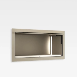 Armani Roca Island Встраиваемый шкафчик 55x17xh25см, с подсветкой (транформатор 12V/DC не включен), цвет: greige (7.8164.8.204.0)