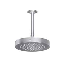 GESSI INCISO Потолочная душевая головка шарнирная на 1/2, 218 мм, длина изготавливается под заказ (мин. 105, макс. 1855мм), цвет: finox (58188#149)