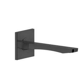 GESSI Rilievo Настенный излив на 1/2, комбинируемый с удаленным управлением (не входит в комплект), цвет: nero XL (59100#299)