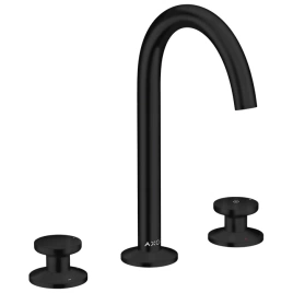 AX One Смеситель для раковины Select 170, на 3 отверстия, со сливом push-open, матовый черный (48070670)