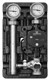 Насосная группа Meibes MK 1 с насосом Grundfos Alpha2 L 25-60 со смесителем ME 66831.10 RU
