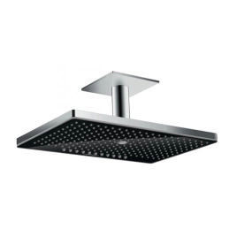 HG Rainmaker Select 460 Верхний душ 466x300мм, потолочный держатель, 3jet (Rain, RainStream, MonoRain), цвет: черный/хром (24006600)