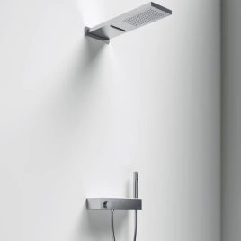 HAFRO ICON VELA PLUS 2 VIE Верхний душ двухсторонниий 54х16,5 см, цвет хром (0VP103cr)