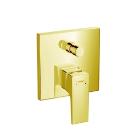 Hansgrohe Metropol Встраиваемый смеситель для ванны с переключателем (внешняя часть), цвет: золото (32545990)