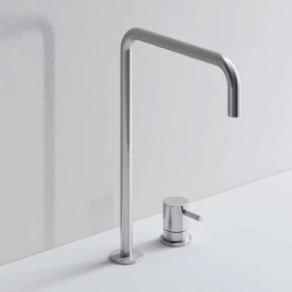MILLDUE Излив для смесителя 2559 FLOW L08, цвет полированная сталь (2561AL)