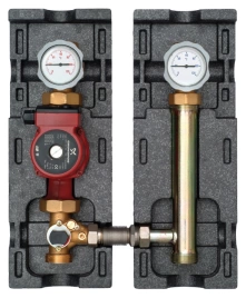 Насосная группа Meibes V-MK 1 с насосом Grundfos UPS 25-60 со смесителем ME 66833.40