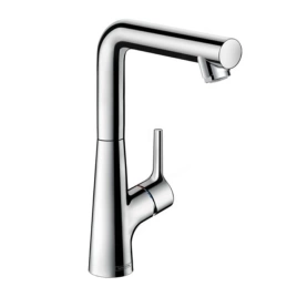 Hansgrohe Talis S Смеситель для раковины 210, на 1 отв, с донным клапаном, поворотный излив 162мм, h227мм, цвет: хром (72105000)