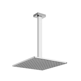Gessi Rettangolo Верхний душ для потолочного крепления 300x300мм, высота от 115 до 1865мм, цвет: хром (15199#031)