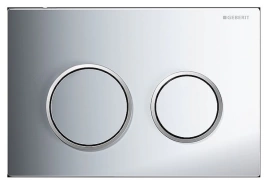 Кнопка смыва Geberit Omega 20 115.085.KH.1 хром/матовый хром