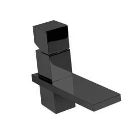 Bossini Cube Смеситель для раковины на 1 отв, c заглушкой 1 1/4, цвет: черньій матовьій (Z004301.073)