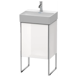 Duravit XSquare База под раковину 434х340х739 мм, с ножками встр. с регул.по выс. 1 стек полка, 1 дверца правая, Цвет белый глянц.(для 073245) (XS4441R2222)