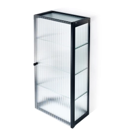 Decor Walther Glas S 3 Шкафчик подвесной 35x19x40см, цвет: черный матовый (602463)